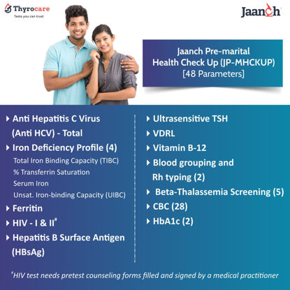 JAANCH PRE-MARITAL HEALTH CHECK UP